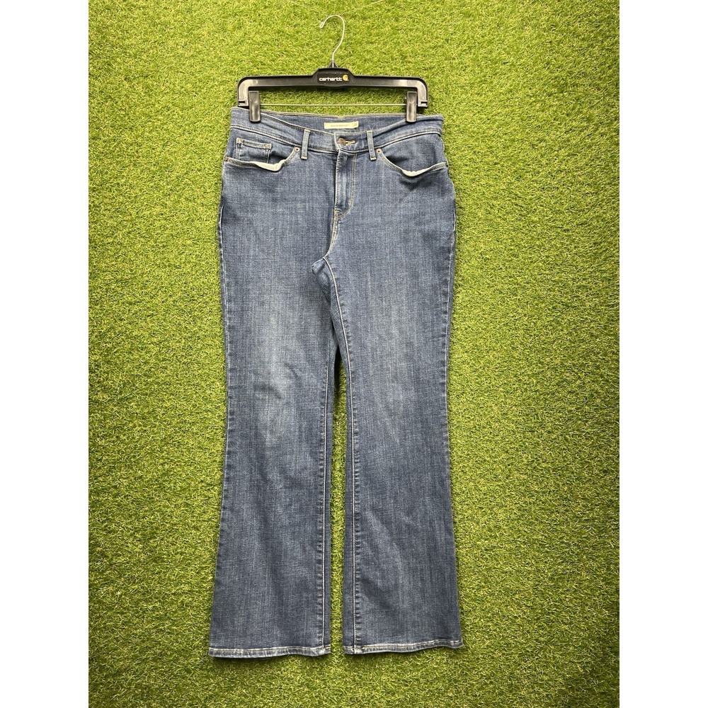 Levis 853 Jeans Womens 28x30 Mid Rise Dark Wash Denim Classic Boot Cut Casual